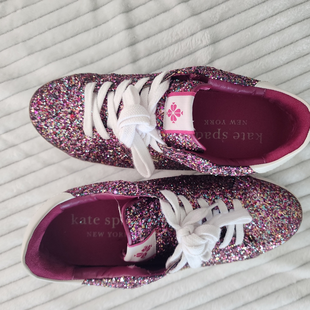 Kate Spade Ace Glitter Sneakers - Multicolor/Pink